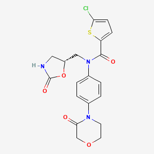 (R)-5-Chloro-N-(4-(3-oxomorpholino)phenyl)-N-((2-oxooxazolidin-5-yl)methyl)thiophene-2-carboxamide - 