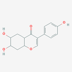 6,7-Dihydroxy-3-(4-hydroxyphenyl)-4a,5,6,7,8,8a-hexahydrochromen-4-one - 