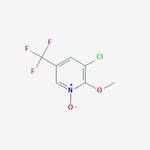 3-Chloro-2-methoxy-5-(trifluoromethyl)pyridine 1-oxide - 