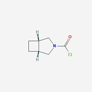 (1R,5S)-3-Azabicyclo[3.2.0]heptane-3-carbonyl chloride - 