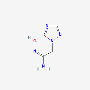 (1E)-N'-hydroxy-2-(1H-1,2,4-triazol-1-yl)ethanimidamide - 