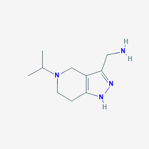 [(5-isopropyl-4,5,6,7-tetrahydro-1H-pyrazolo[4,3-c]pyridin-3-yl)methyl]amine oxalate - 
