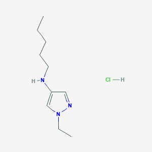 1-ethyl-N-pentylpyrazol-4-amine;hydrochloride - 1856027-85-4