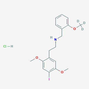 4-iodo-2,5-dimethoxy-N-[(2-methoxyphenyl)methyl]-benzeneethanamine-d3,monohydrochloride - 