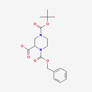1,2,4-Piperazinetricarboxylic acid, 4-(1,1-dimethylethyl) 1-(phenylmethyl) ester - 