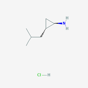 (1R,2R)-2-(2-methylpropyl)cyclopropan-1-amine hydrochloride - 