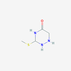 1,2,4-Triazin-5(2H)-one, 3-(methylthio)- - 