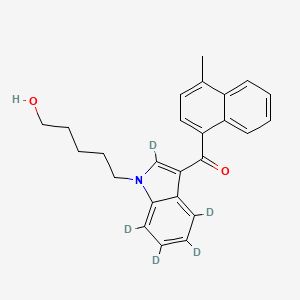 (1-(5-hydroxypentyl)-1H-indol-3-yl)(4-methylnaphthalen-1-yl)-methanone-2,4,5,6,7-d5 - 