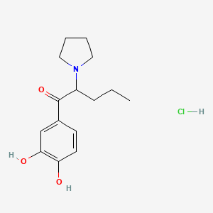1-(3,4-Dihydroxyphenyl)-2-(pyrrolidin-1-yl)pentan-1-one,monohydrochloride - 