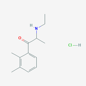 1-(2,3-Dimethylphenyl)-2-(ethylamino)propan-1-one,monohydrochloride - 2705531-06-0