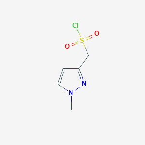 (1-methyl-1H-pyrazol-3-yl)methanesulfonyl chloride - 