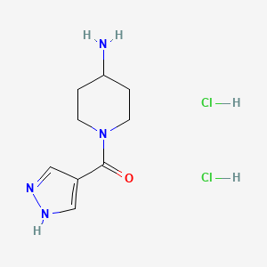 1-(1H-pyrazole-4-carbonyl)piperidin-4-amine dihydrochloride - 