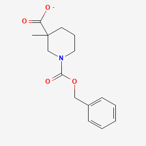 1,3-Piperidinedicarboxylic acid, 3-methyl-, 1-(phenylmethyl) ester - 