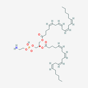 [(2R)-3-[2-aminoethoxy(hydroxy)phosphoryl]oxy-2-[(5Z,8Z,11Z,14Z)-icosa-5,8,11,14-tetraenoyl]oxypropyl] (5Z,8Z,11Z,14Z)-icosa-5,8,11,14-tetraenoate - 