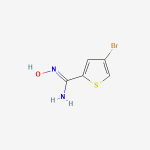 4-bromo-N'-hydroxythiophene-2-carboximidamide - 