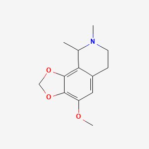 6-Methoxy-1,2-dimethyl-7,8-methylenedioxy-1,2,3,4-tetrahydroisoquinoline - 