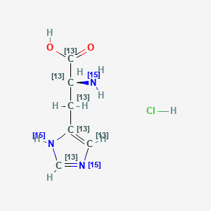L-Histidine-13C6,15N3 (hydrochloride) - 