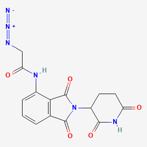 2-azido-N-[2-(2,6-dioxopiperidin-3-yl)-1,3-dioxo-2,3-dihydro-1H-isoindol-4-yl]acetamide - 