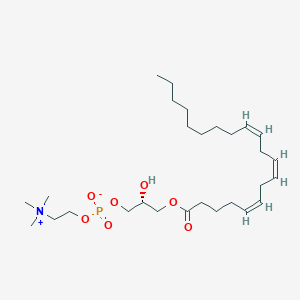 [(2R)-2-hydroxy-3-[(5Z,8Z,11Z)-icosa-5,8,11-trienoyl]oxypropyl] 2-(trimethylazaniumyl)ethyl phosphate - 1199257-41-4