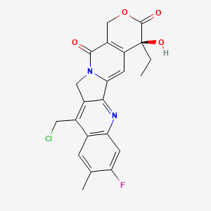9-Chloromethyl-10-hydroxy-11-F-Camptothecin - 