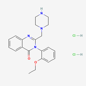 3-(2-ethoxyphenyl)-2-(piperazin-1-ylmethyl)quinazolin-4-one;dihydrochloride - 