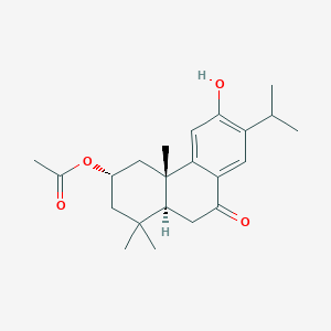 (3S,4aS,10aS)-3-(Acetyloxy)-2,3,4,4a,10,10a-hexahydro-6-hydroxy-1,1,4a-trimethyl-7-(1-methylethyl)-9(1H)-phenanthrenone - 