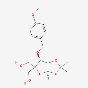 3-O-(4-Methoxybenzyl)-4-C-hydroxymethyl-1,2-O-isopropylidine-alpha-D-ribofuranose - 