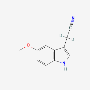 5-Methoxyindole-3-acetonitrile-d2 - 