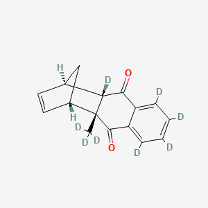 (1R,4S,4aR,9aS)-rel-1,4,4a,9a-Tetrahydro-4a-methyl-1,4-methanoanthracene-9,10-dione-d8 - 