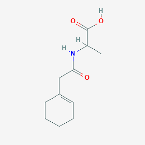 2-[2-(Cyclohex-1-en-1-yl)acetamido]propanoic acid - 
