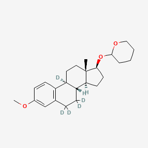 3-O-Methyl 17Beta-Estradiol-d5 17-O-Tetrahydropyran (Mixture of Diastereomers) - 