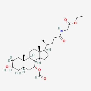 7-Formyloxy Glycochenodeoxycholic Acid-d5 Ethyl Ester - 