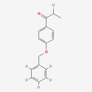 1-(4-(Benzyloxy)phenyl)-2-chloropropan-1-one-d5 - 