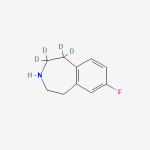7-Fluoro-2,3,4,5-tetrahydro-1H-3-benzazepine-d4 - 