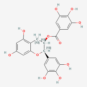 (-)-Epigallocatechin Gallate-13C3 - 