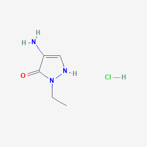 4-Amino-2-ethyl-2,3-dihydro-1H-pyrazol-3-one hydrochloride - 