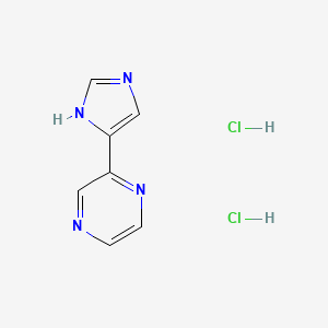 2-(1h-Imidazol-4-yl)pyrazine dihydrochloride - 