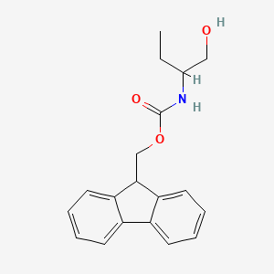 9H-fluoren-9-ylmethyl N-(1-hydroxybutan-2-yl)carbamate - 185308-01-4