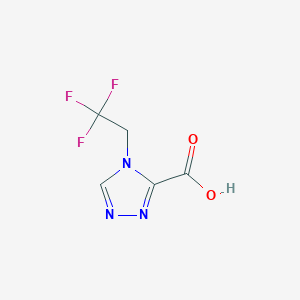 4-(2,2,2-Trifluoroethyl)-4H-1,2,4-triazole-3-carboxylic acid - 