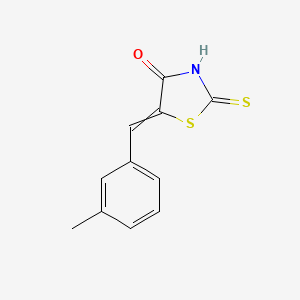 5-[(3-Methylphenyl)methylidene]-2-sulfanylidene-1,3-thiazolidin-4-one - 