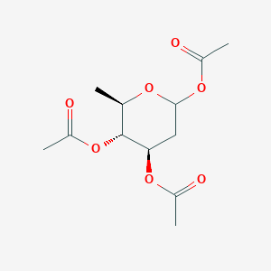 (4R,5R,6R)-6-Methyltetrahydro-2H-pyran-2,4,5-triyl triacetate - 