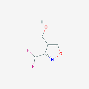 [3-(Difluoromethyl)-1,2-oxazol-4-yl]methanol - 