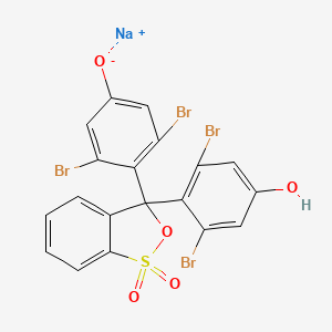 Sodium 3,5-dibromo-4-[3-(2,6-dibromo-4-hydroxyphenyl)-1,1-dioxo-1,3-dihydro-2,1lambda~6~-benzoxathiol-3-yl]phenolate - 271766-01-9
