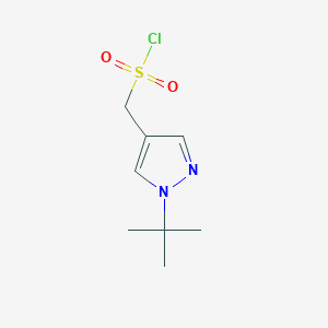 (1-tert-butyl-1H-pyrazol-4-yl)methanesulfonyl chloride - 