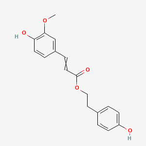 2-(4-hydroxyphenyl)ethyl (2E)-3-(4-hydroxy-3-methoxyphenyl)prop-2-enoate - 