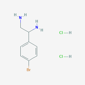 1-(4-Bromophenyl)ethane-1,2-diamine 2hcl - 