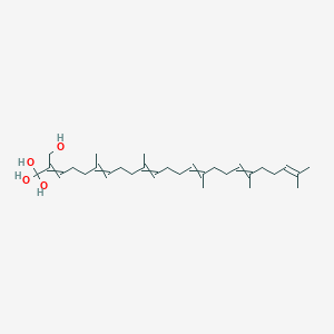 2-(4,8,13,17,21-Pentamethyldocosa-4,8,12,16,20-pentaenylidene)propane-1,1,1,3-tetrol - 