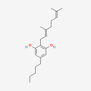 (E)-2-(3,7-dimethylocta-2,6-dien-1-yl)-5-pentylbenzene-1,3-diol - 