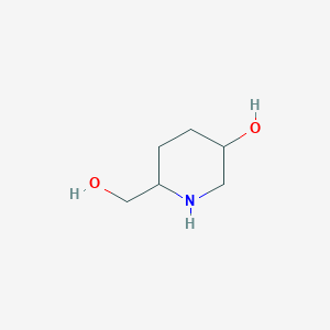 6-(Hydroxymethyl)piperidin-3-ol - 