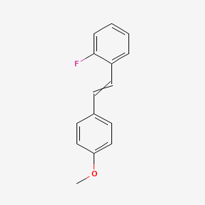 1-Fluoro-2-[2-(4-methoxyphenyl)ethenyl]benzene - 139141-12-1
